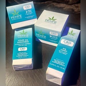 Hempz Skincare Bundle NIB; Eye Serum, Oils & Creams, Discontinued Collection